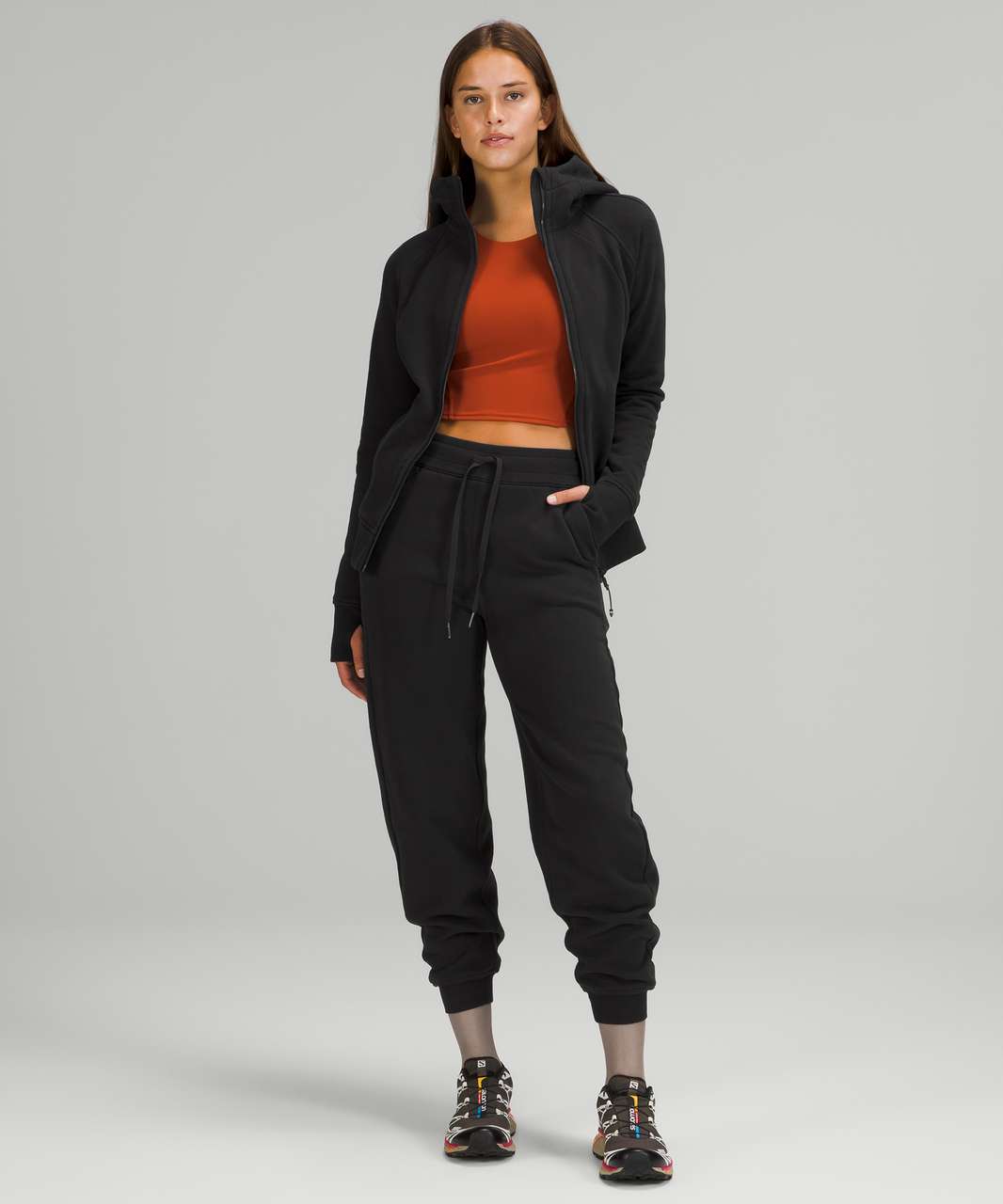 Lululemon Scuba Relaxed High-Rise Jogger - Black - lulu fanatics