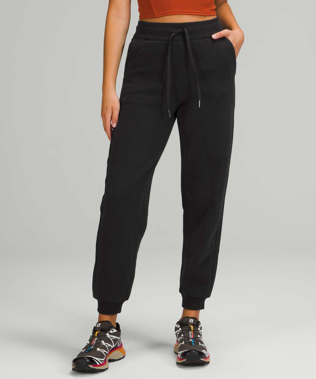 lululemon athletica Scuba Mid-rise Oversized Joggers Regular - Color Black  - Size L