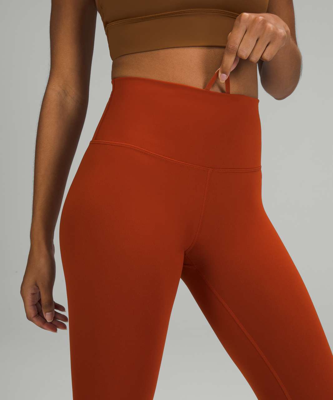 Lululemon Leggings For Sale - Crackle Glaze Vintage Orange