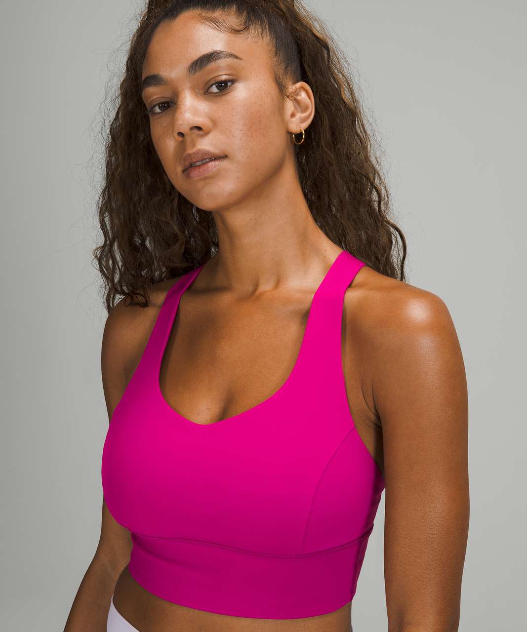 Lululemon Free to Be Serene Bra Longline *Light Support, C/D Cup - Ripened Raspberry