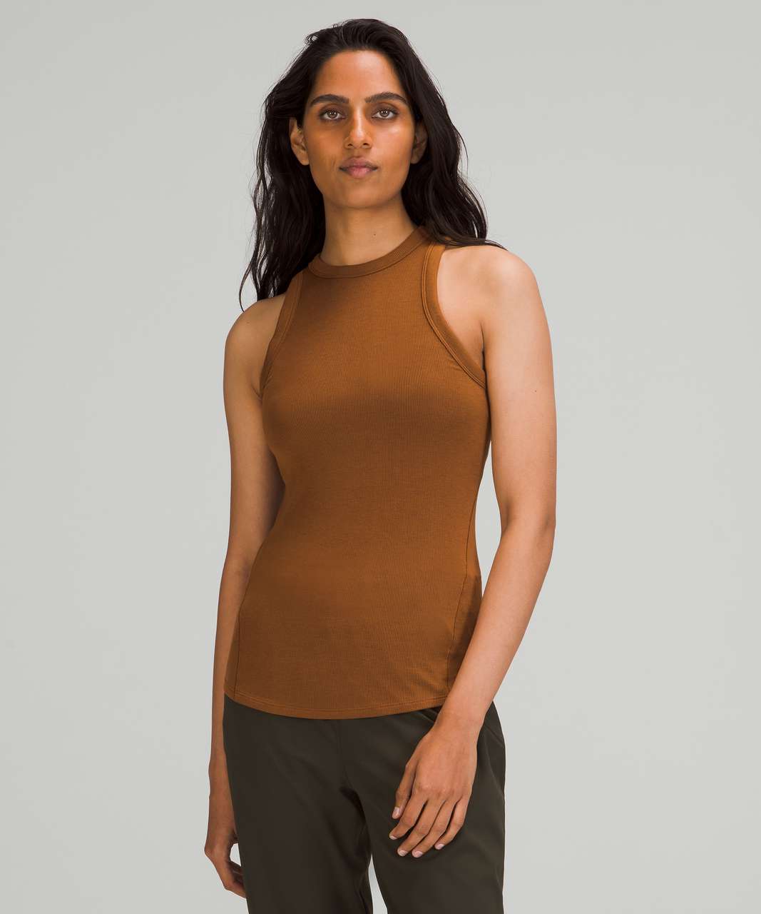 Lululemon Hold Tight Crewneck Tank Top - Copper Brown