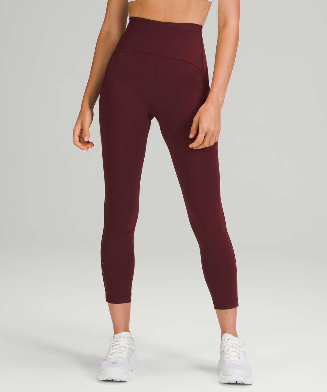 Lululemon Swift Speed High-Rise Tight 25" - Red Merlot