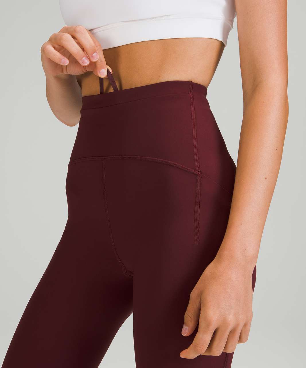 Lululemon Swift Speed High-Rise Tight 25" - Red Merlot