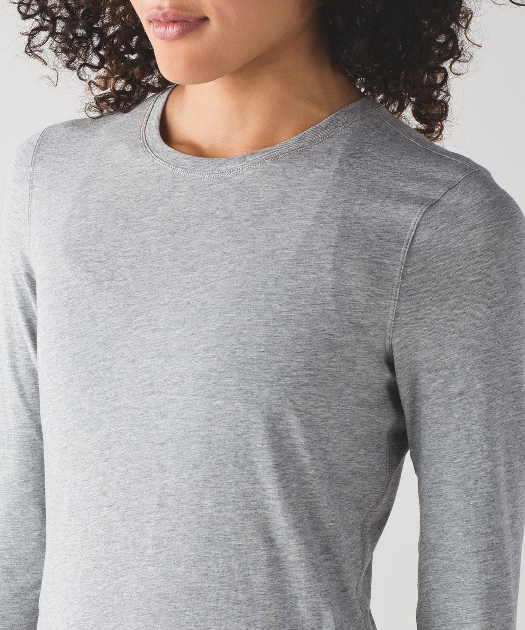 Lululemon Kitsilano Long Sleeve - Heathered Medium Grey