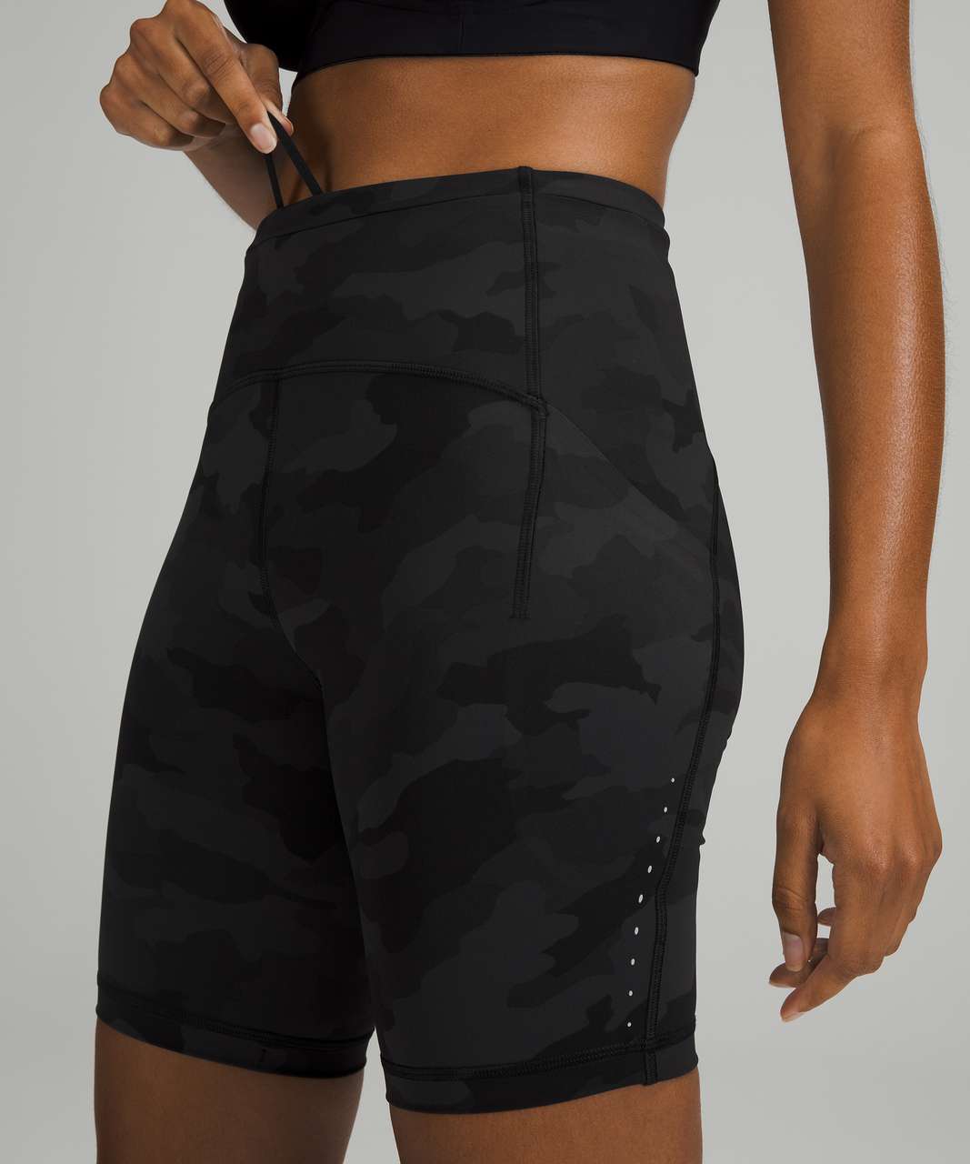 Lululemon Swift Speed High-Rise Short 8" - Heritage 365 Camo Deep Coal Multi