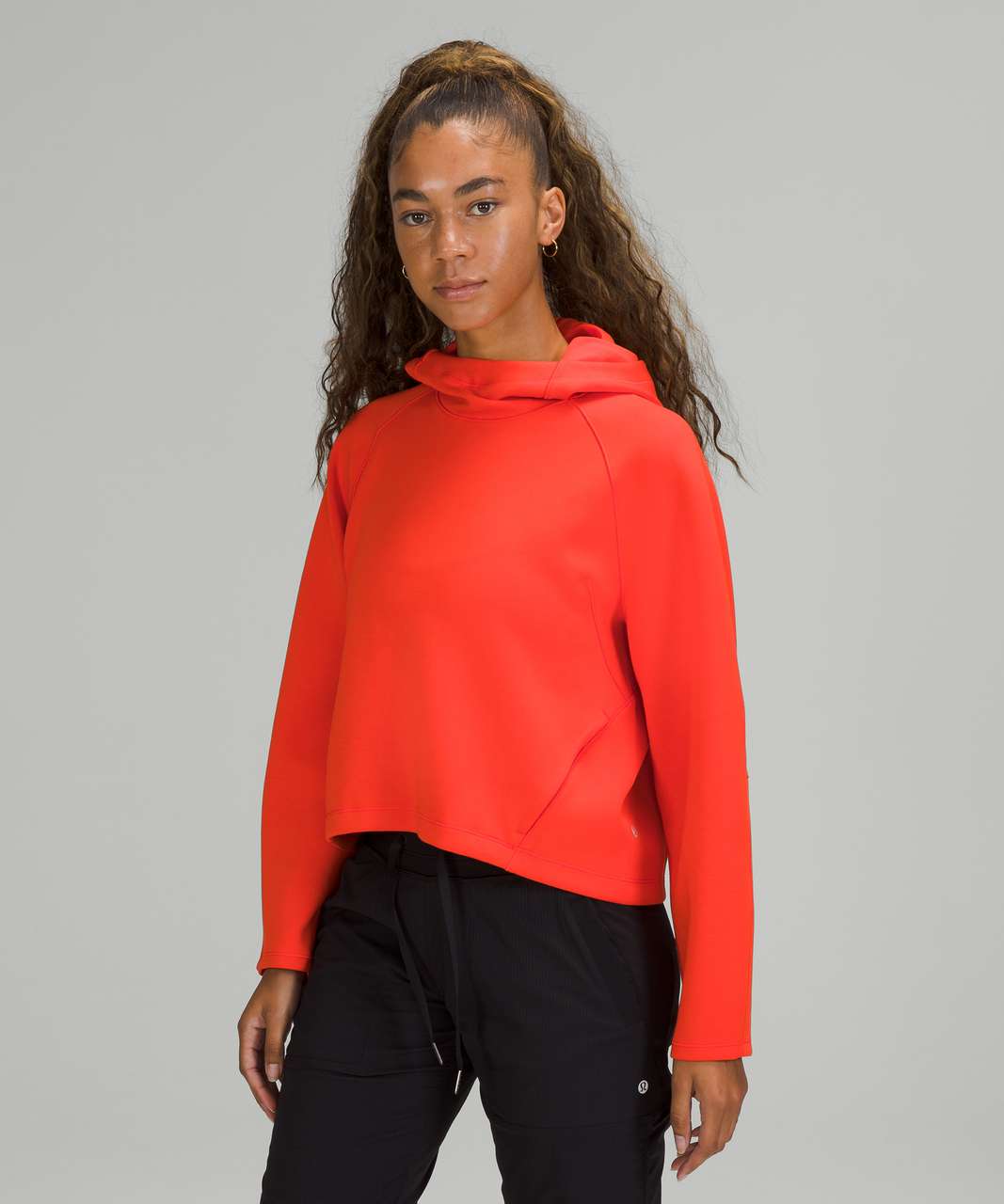 Lululemon AirWrap Modal Pullover Hoodie - Autumn Red - lulu fanatics