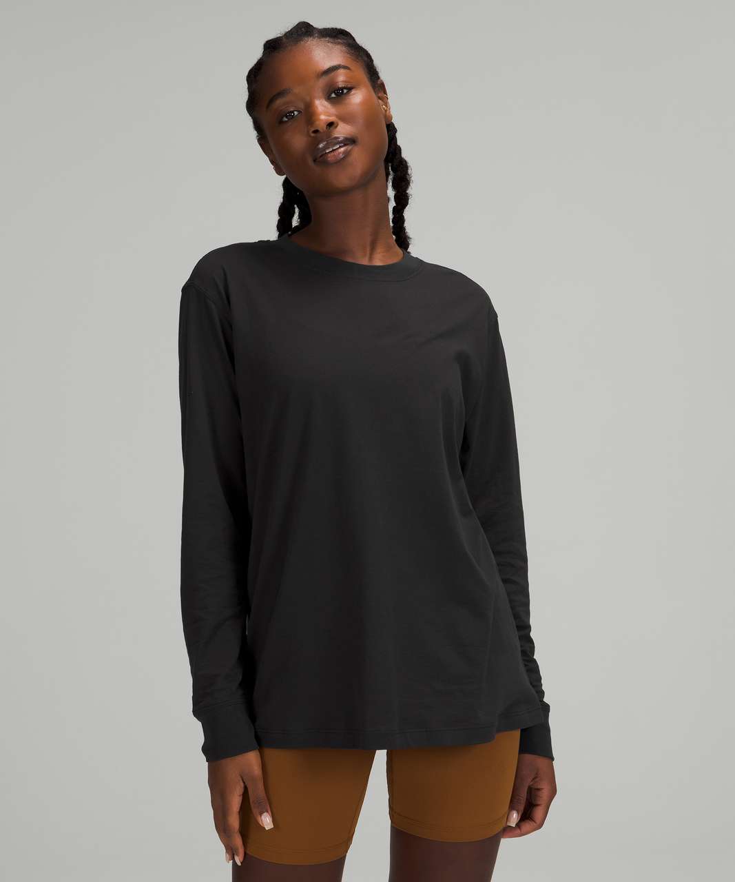 Lululemon All Yours Cropped T-Shirt *Graphic - Black - lulu fanatics