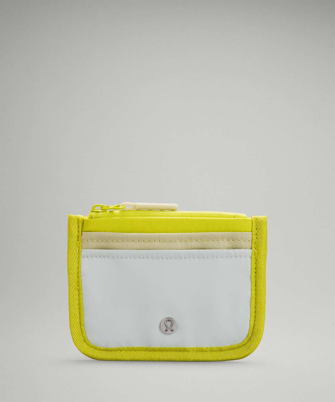 Lululemon True Identity Card Case - Ocean Air / Dew Green / Yellow Serpentine