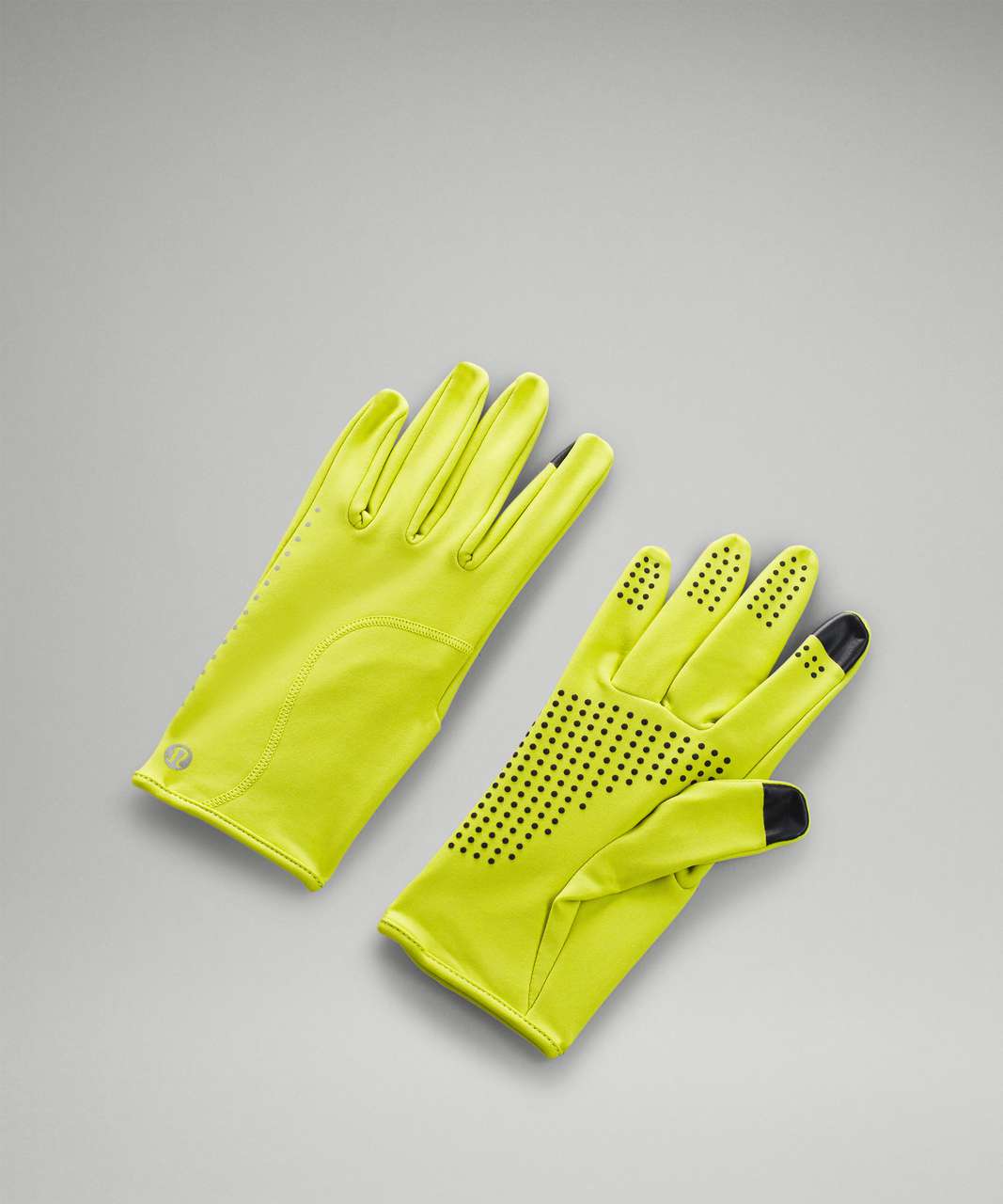 Lululemon Run for It All Gloves - Yellow Serpentine