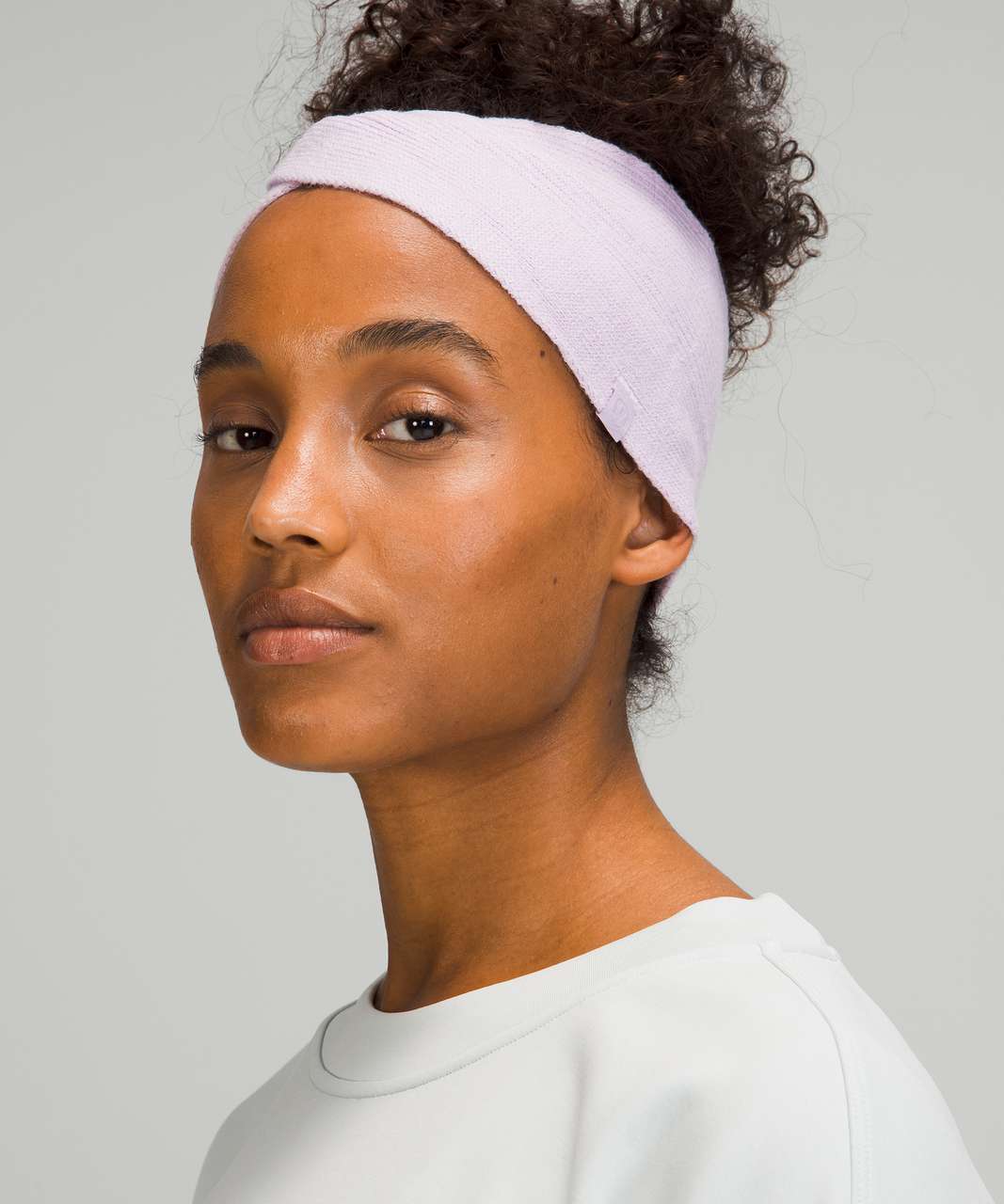 Lululemon Twist Knit Ear Warmer - Lavender Dew