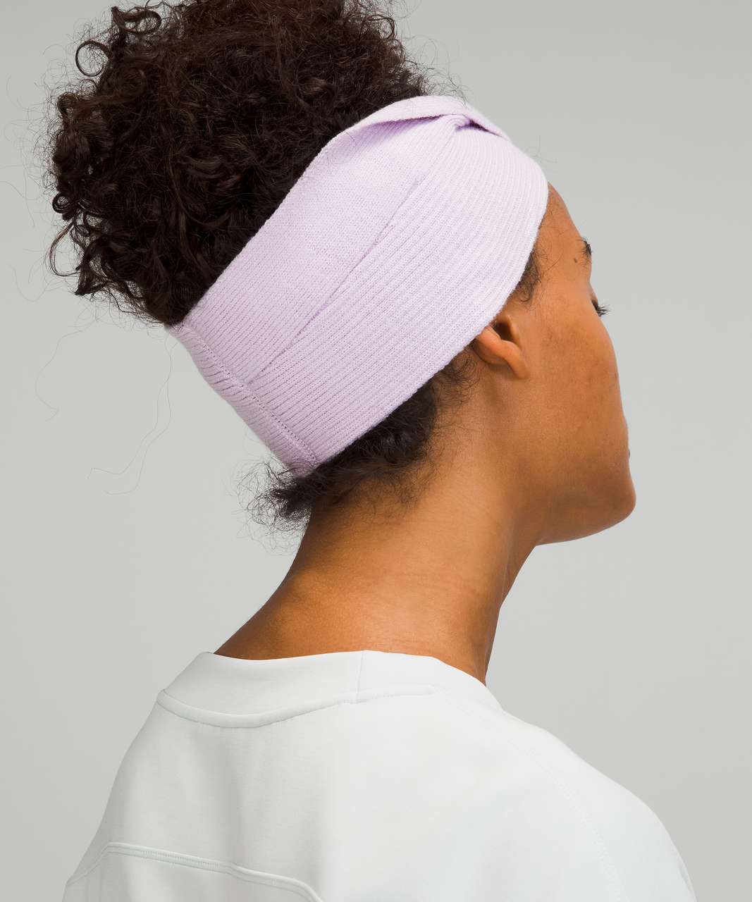 Lululemon Twist Knit Ear Warmer - Lavender Dew