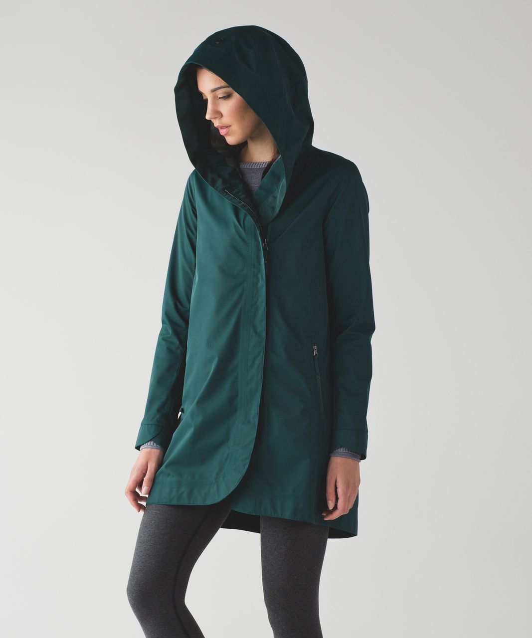 Lululemon Savasana Waterproof Jacket II - Deep Green