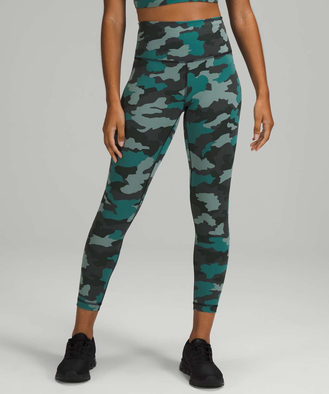 NEW! Lululemon High Rise Tight 25” Size 2 Leopard Camo Blue Nile 6922