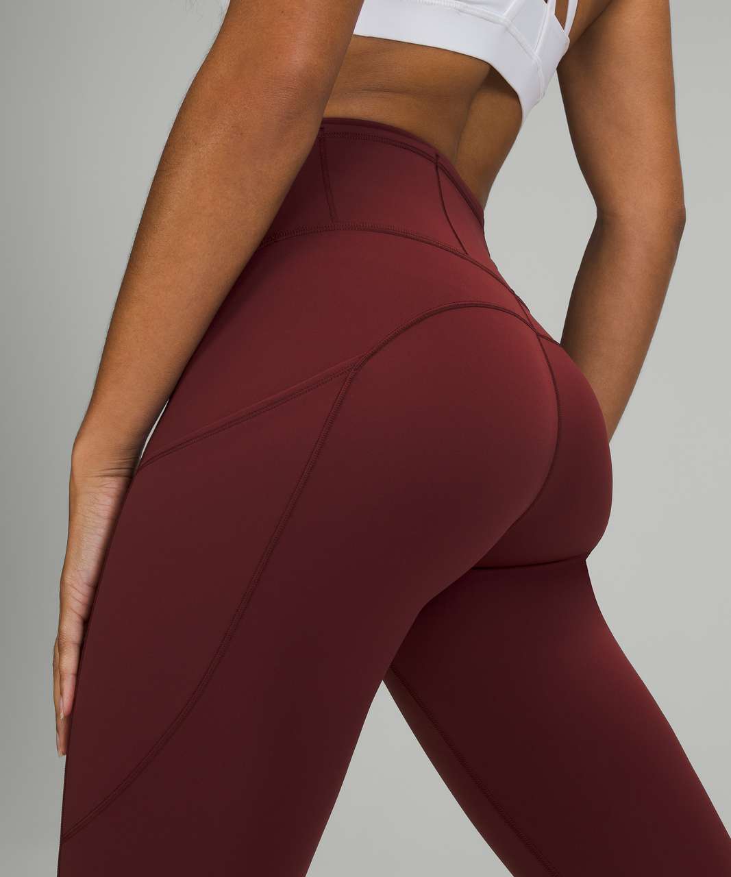 BNWT Lululemon align leggings in red merlot, Women's Fashion, Activewear on  Carousell