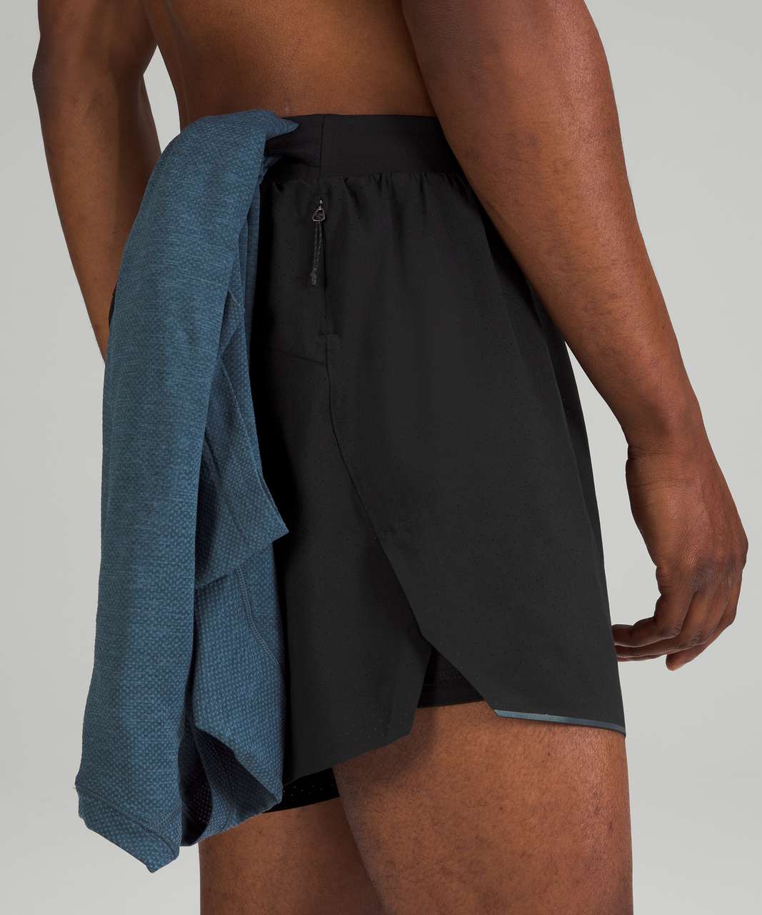 Lululemon Active Expert Short Tight 6 - Heathered Black / Black - lulu  fanatics