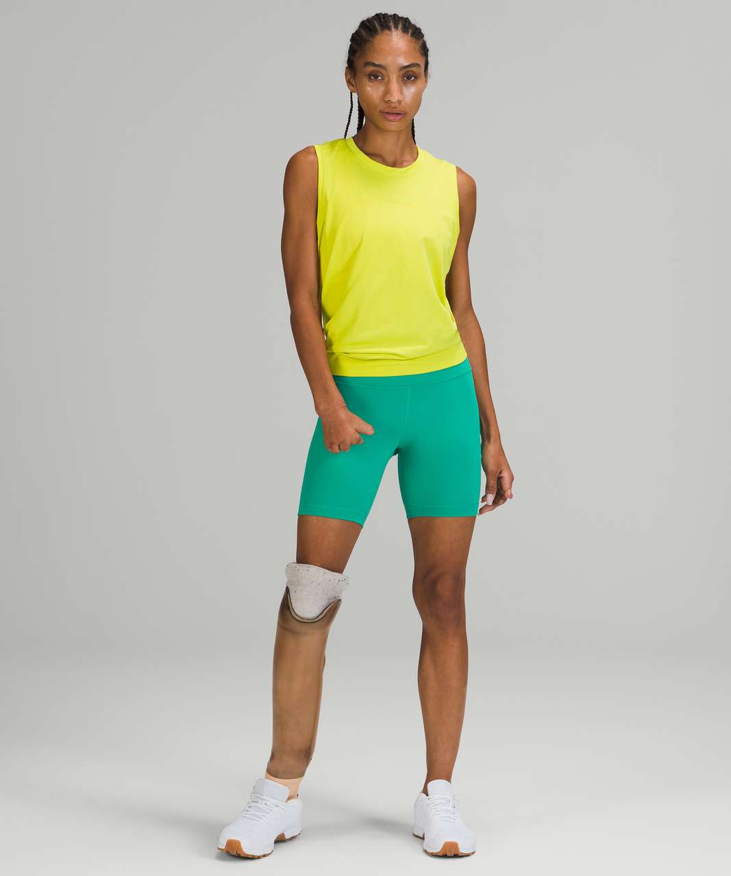 Lululemon Swiftly Breathe Muscle Tank Top - Yellow Serpentine