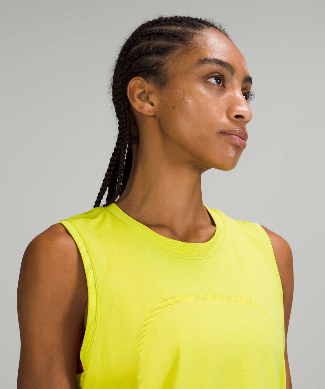 Lululemon Swiftly Breathe Muscle Tank Top - Yellow Serpentine