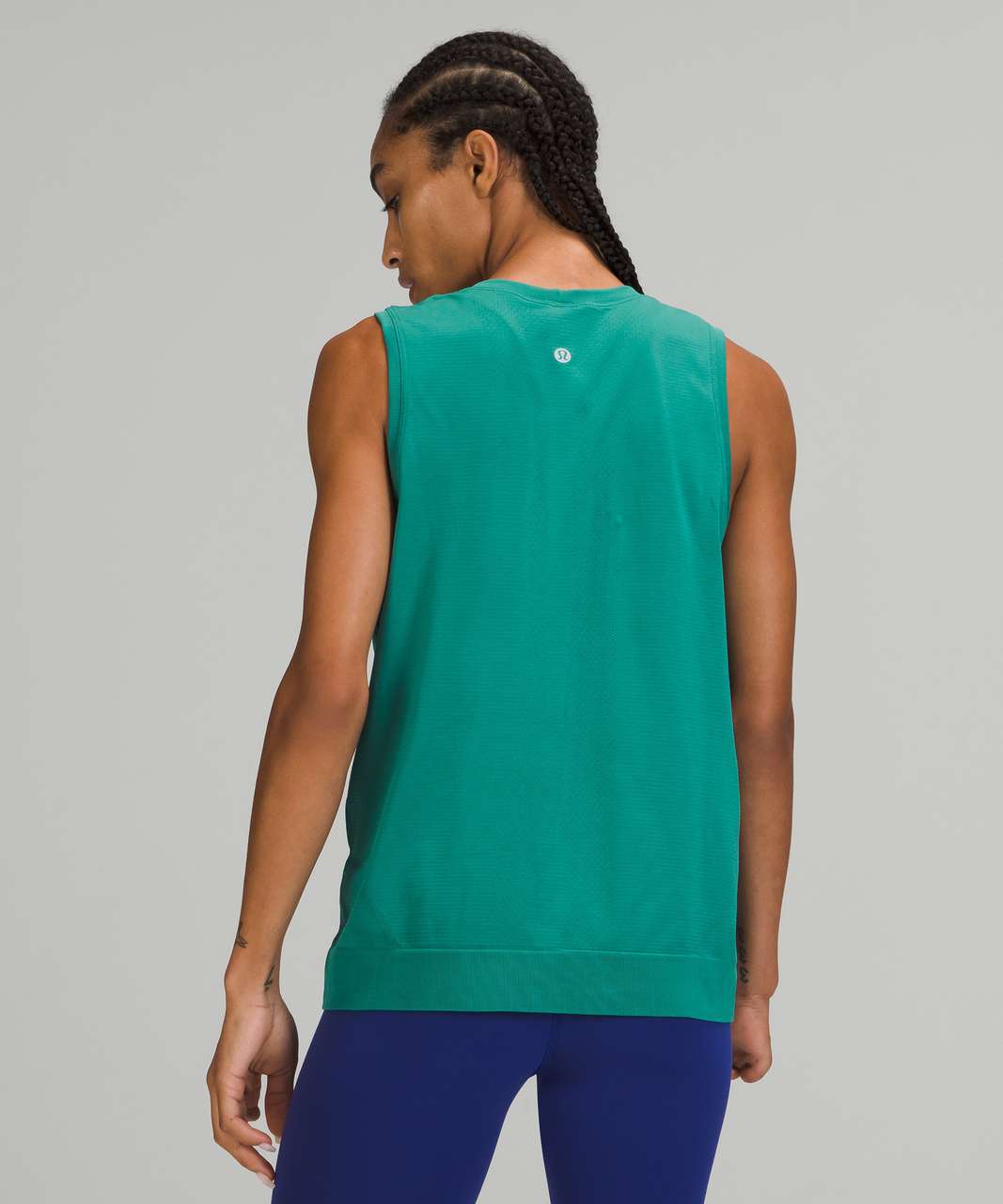 Lululemon Swiftly Breathe Muscle Tank Top - Teal Lagoon / Teal Lagoon - lulu  fanatics