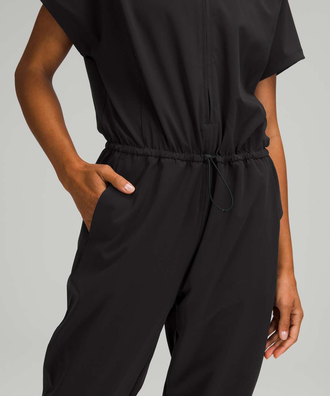 Lululemon Purr-suit Onesie (Short) - Black - lulu fanatics