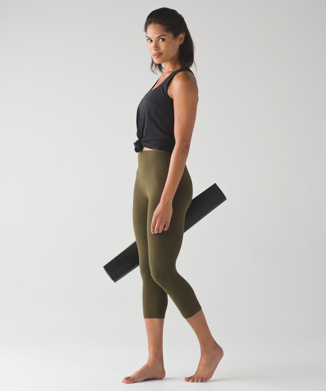 Lululemon Align Crop - Military Green