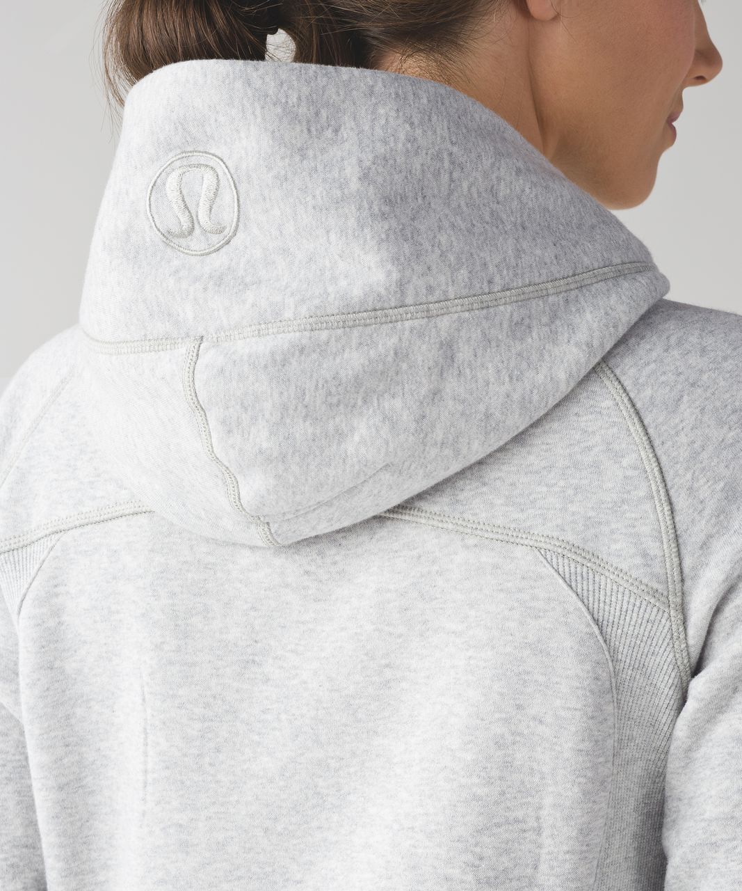 Lululemon Scuba Hoodie *Classic Cotton Fleece - Heathered Light Grey