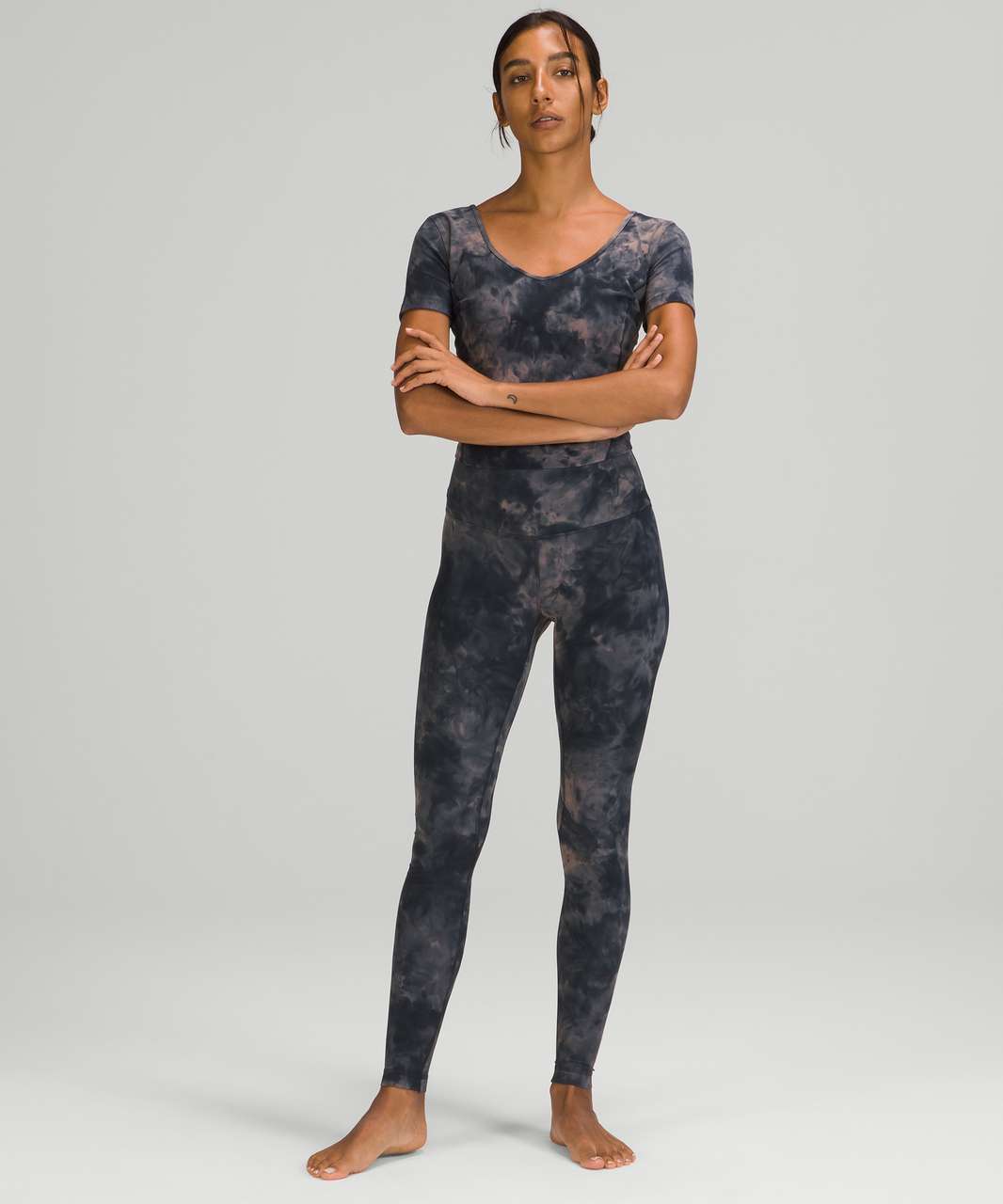 NWT Lululemon Align Pant Size 6 Diamond Dye Lunar Rock True Navy 28 Sold  Out!