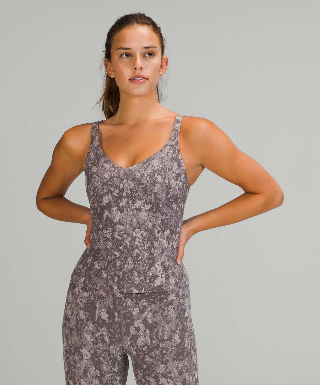 NWT Lululemon Align Tank Size 8 Hideaway Camo Deep Coal Multi