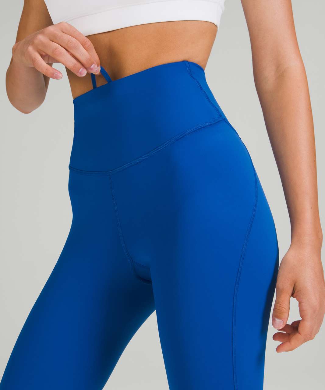 Lululemon Base Pace High-Rise Crop 23 - Blazer Blue Tone - lulu