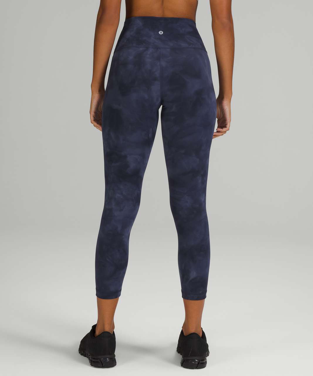 Lululemon Athletica Diamond Dye Rock True Navy Align HR Crop 23