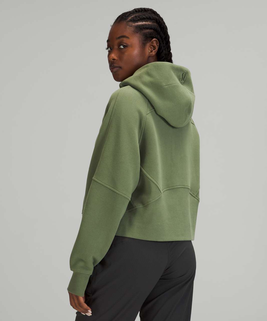 NWT lululemon Scuba Oversized Full Zip - Bronze Green XS/S