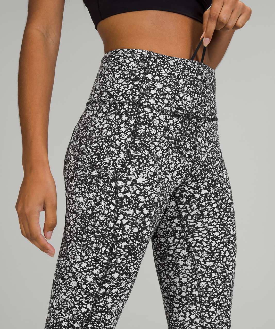 lululemon athletica, Pants & Jumpsuits, Lululemon Fast Free Tight Ii Nulux  25high Rise Hinshu Alpine White Multi