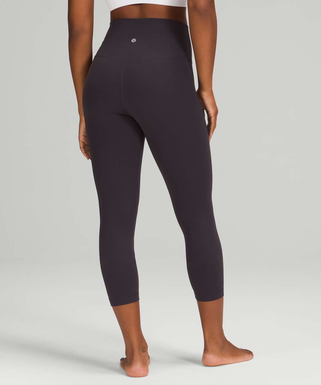 Lululemon Nulu and Crisscross Mesh High-Rise Crop 23 - Black