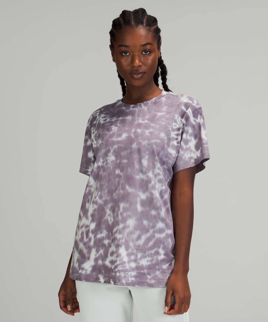 Short fanatics Starlight Tie Lululemon Yours Marmoleado Dusky Lavender lulu All T-Shirt - - Sleeve Dye