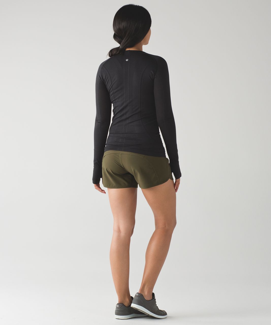 Lululemon Run Times Short *4-way Stretch 4 Dark Forest Size 6