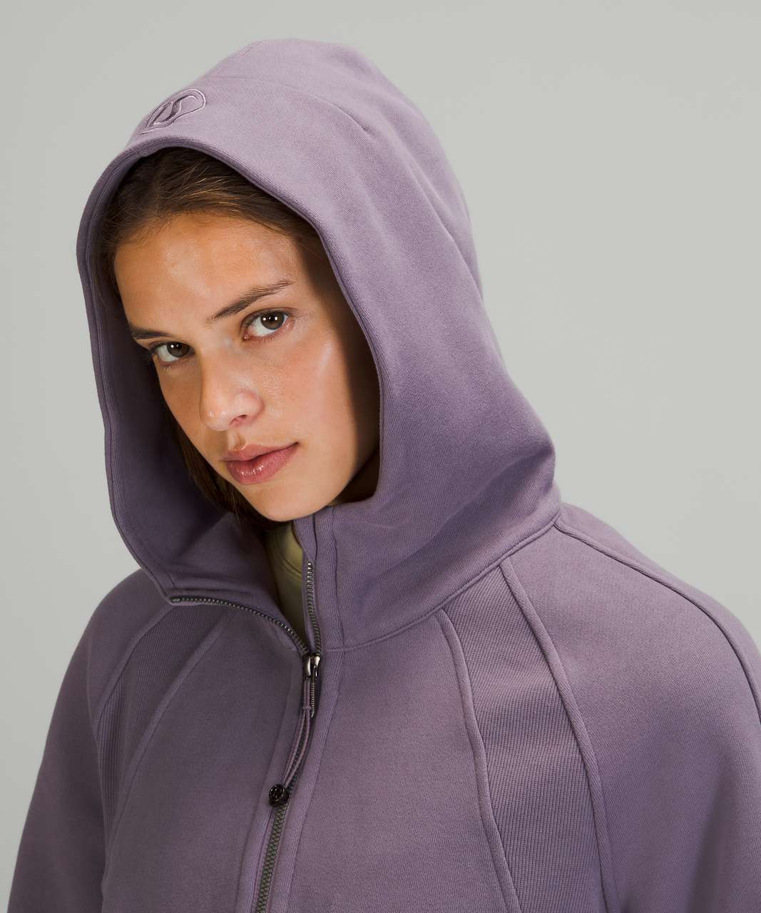 Lululemon Scuba Oversized 1/2 Zip Hoodie - Dusky Lavender - lulu fanatics