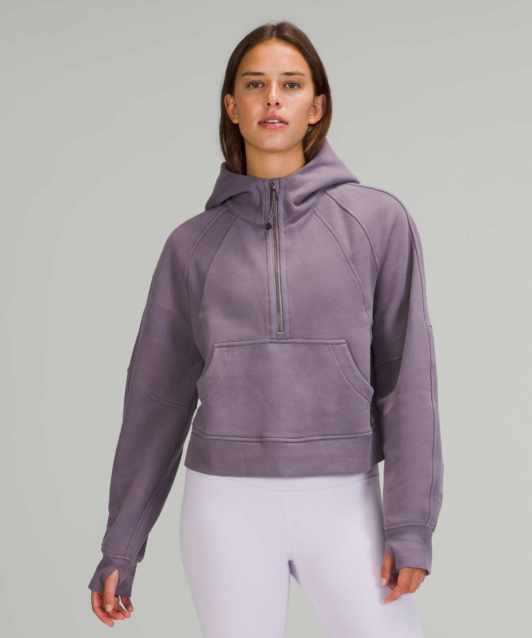 Lululemon Scuba Oversized Half Zip Hoodie Lip Gloss New M/L NWT FAST SHIP