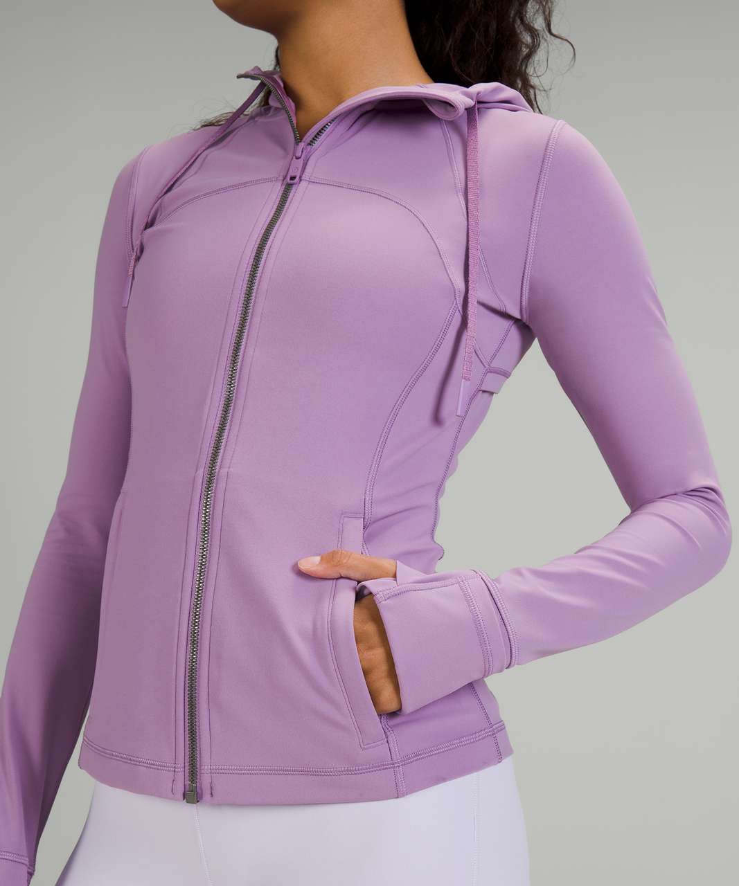 Define Hooded Jacket *Nulu Full Length! In DKLV Dark Lavender : r