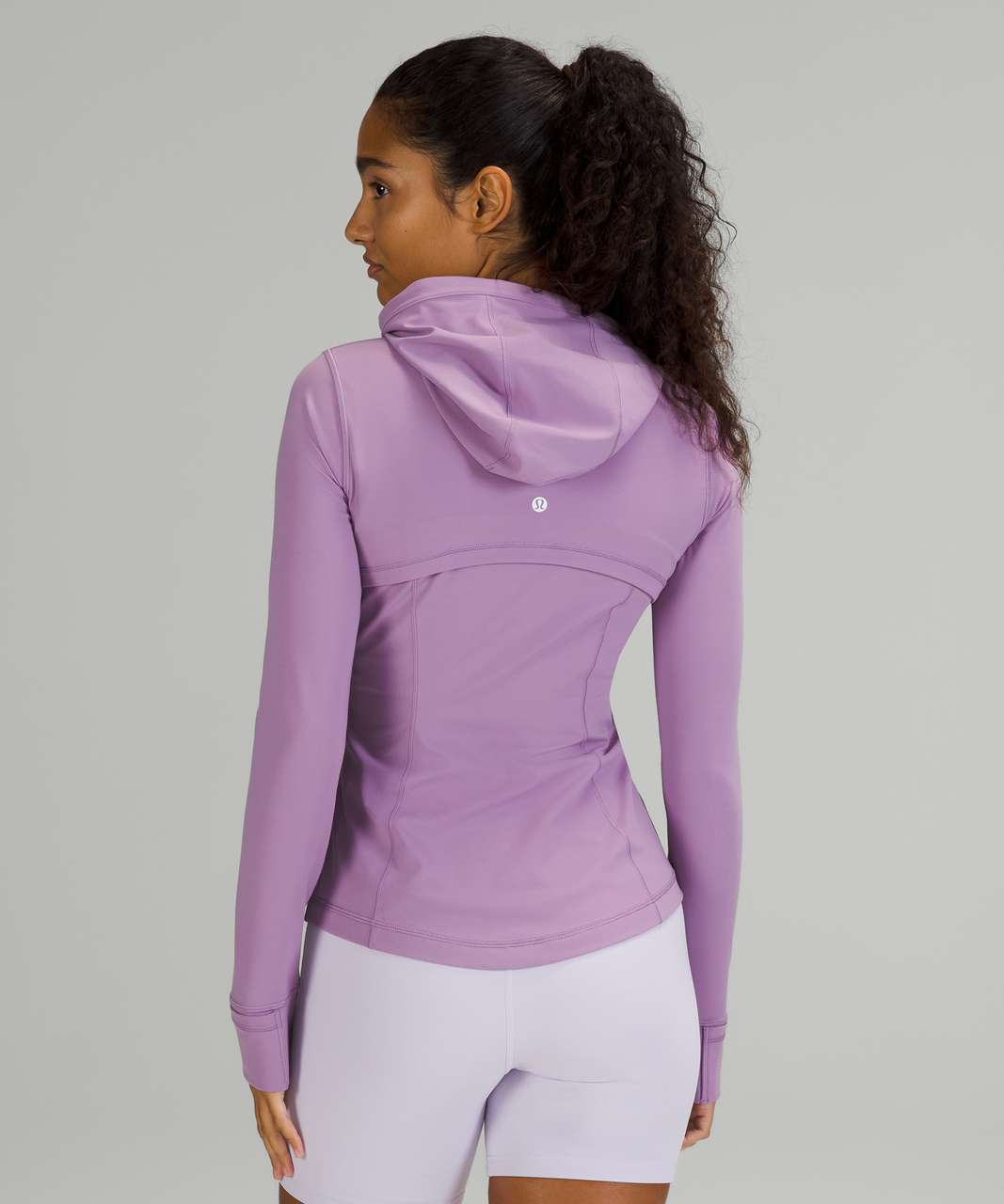 Image Trick - Hooded Define Jacket - Atomic Purple & Medium Forest : r/ lululemon