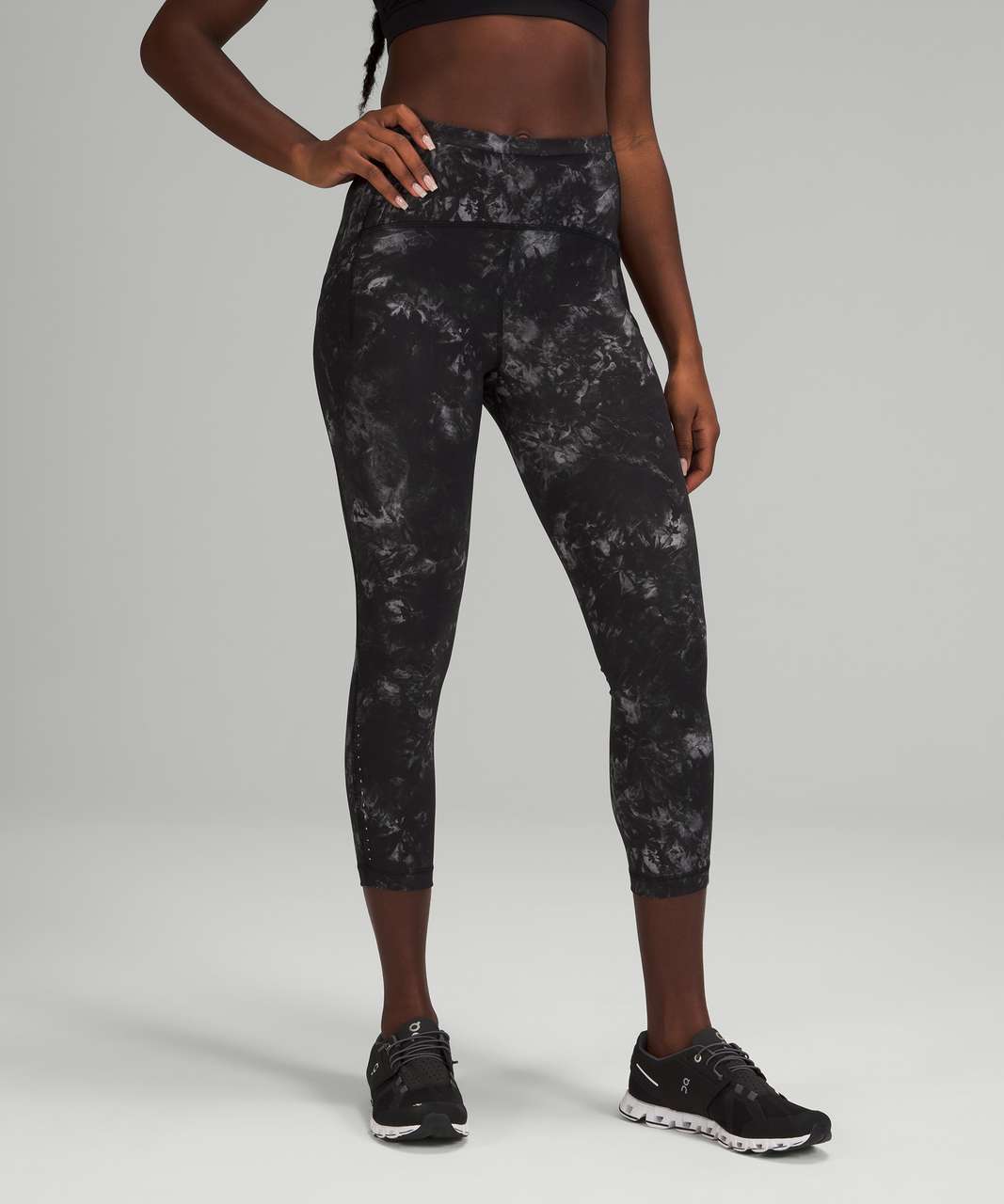 Lululemon Swift Speed High-Rise Crop 23" - Aquila Black Multi