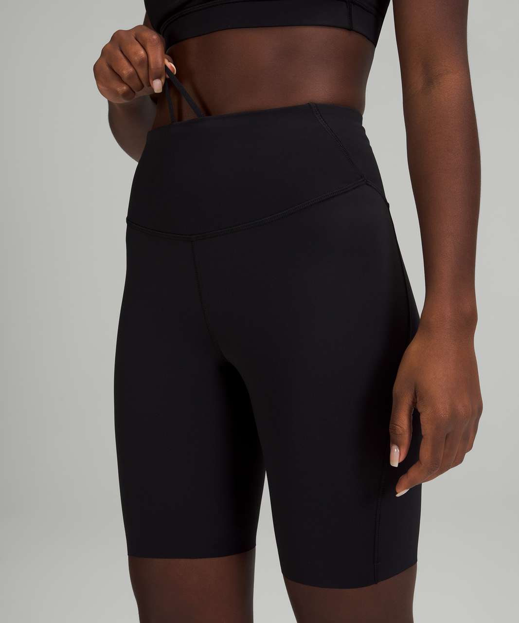 Base Pace High-Rise Short 8 *Ribbed Nulux