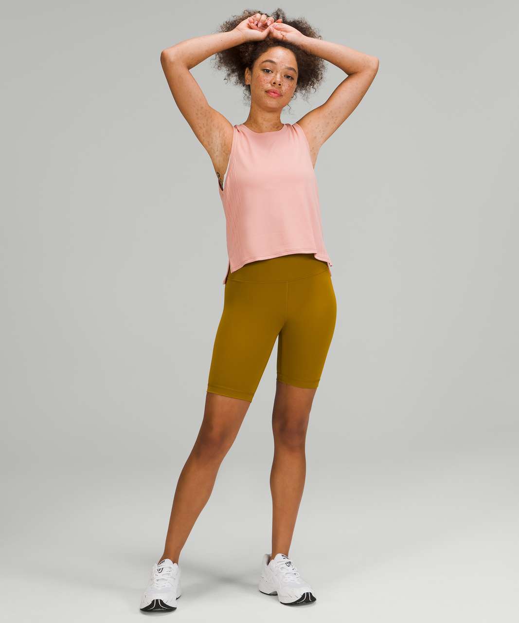 Lululemon Train to Be Tank Top - Pink Puff / Pink Puff