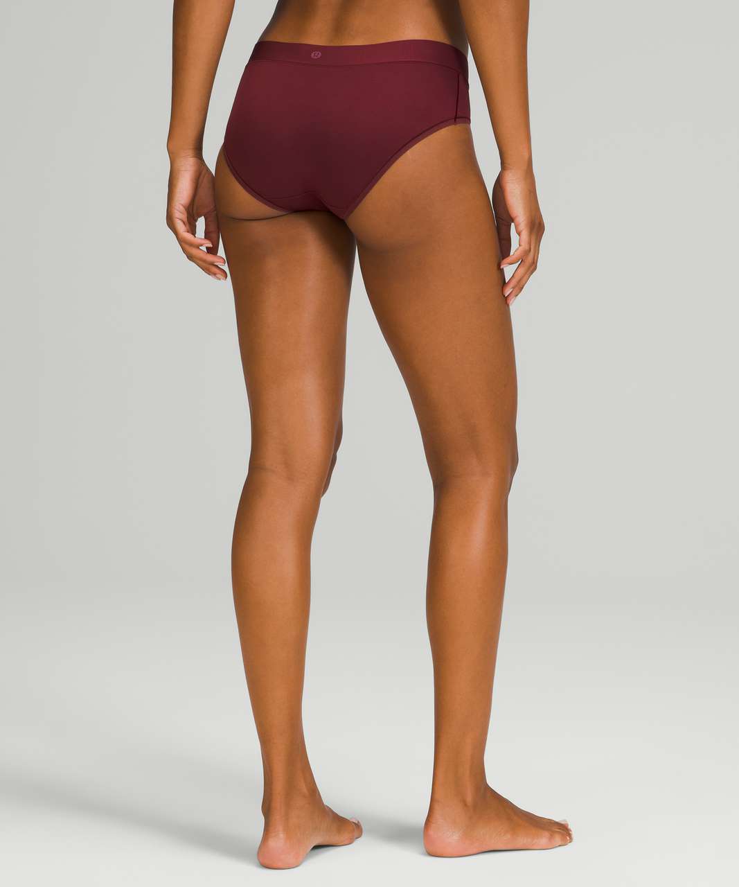 Lululemon UnderEase Mid Rise Hipster Underwear - Red Merlot - lulu fanatics