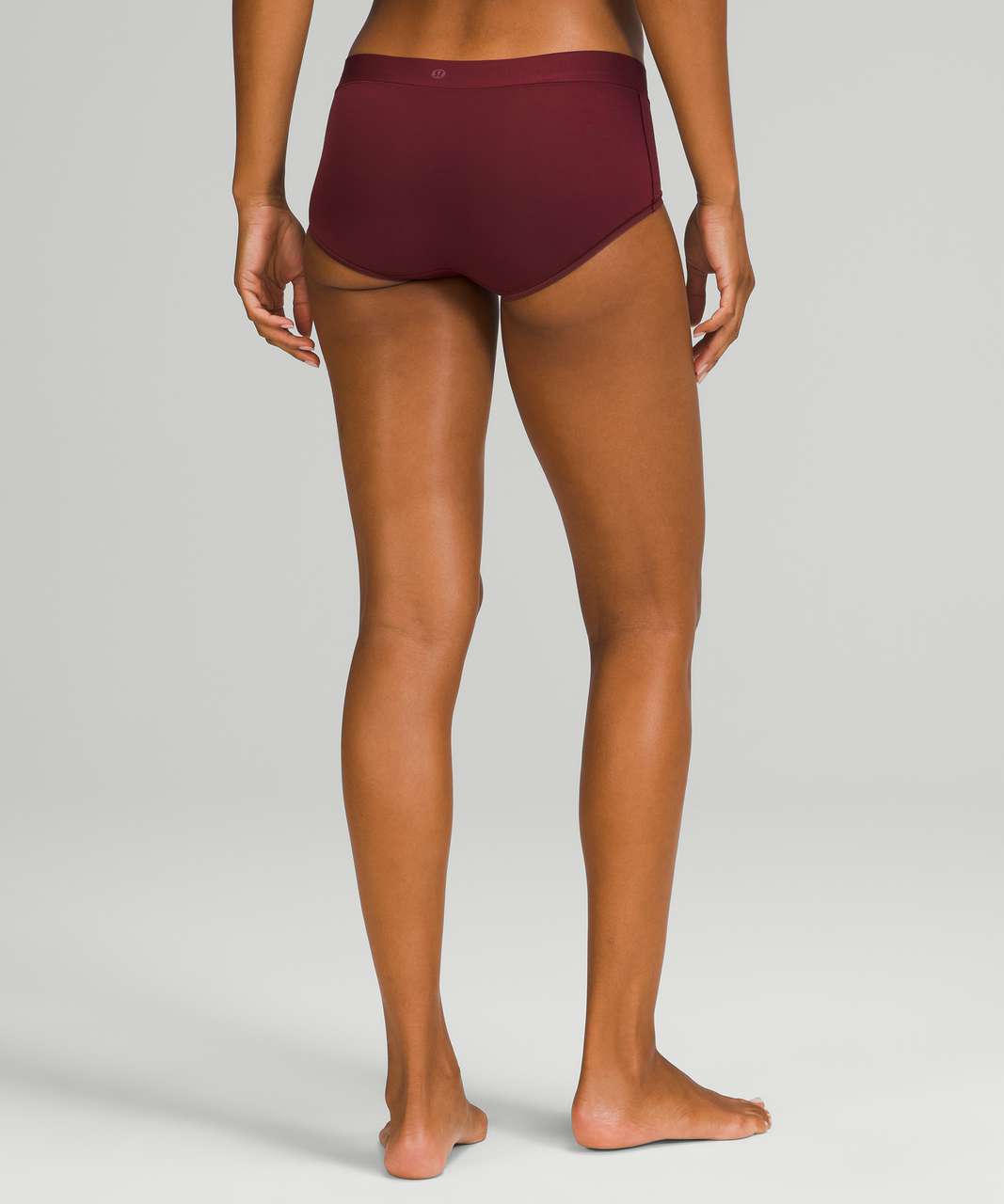 Lululemon UnderEase Mid-Rise Boyshort Underwear - Red Merlot