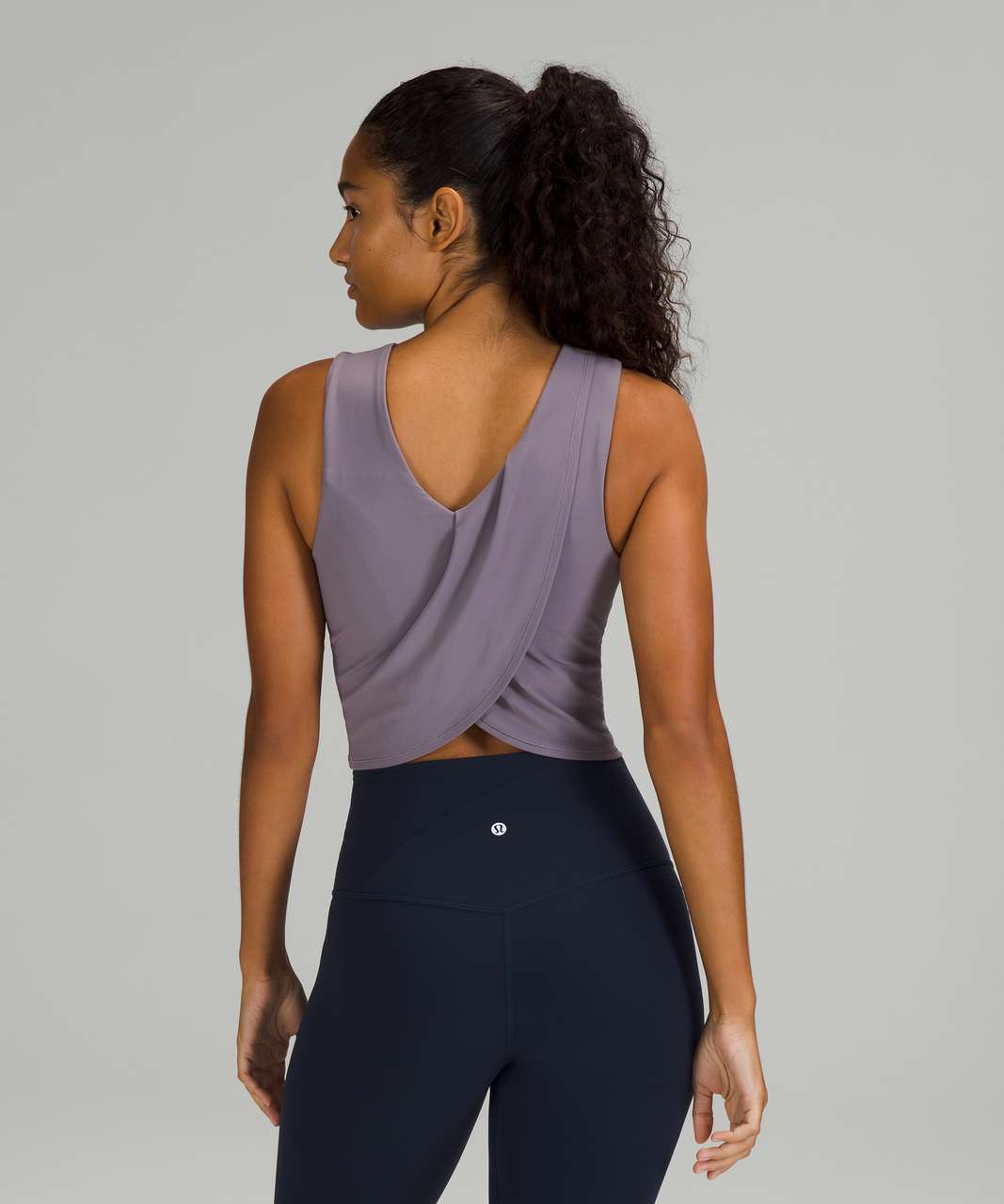 Lululemon Nulu Twist-Back Yoga Tank Top *Light Support, C/D Cups - Dusky  Lavender - lulu fanatics