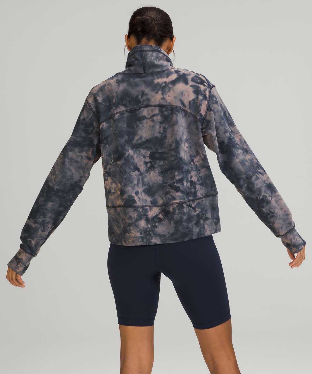 Lululemon Ready to Rulu Pullover - Diamond Dye Lunar Rock True Navy