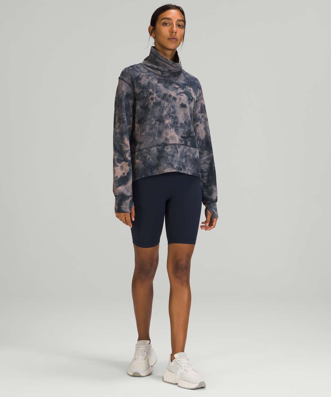 Lululemon Ready to Rulu Pullover - Diamond Dye Lunar Rock True Navy