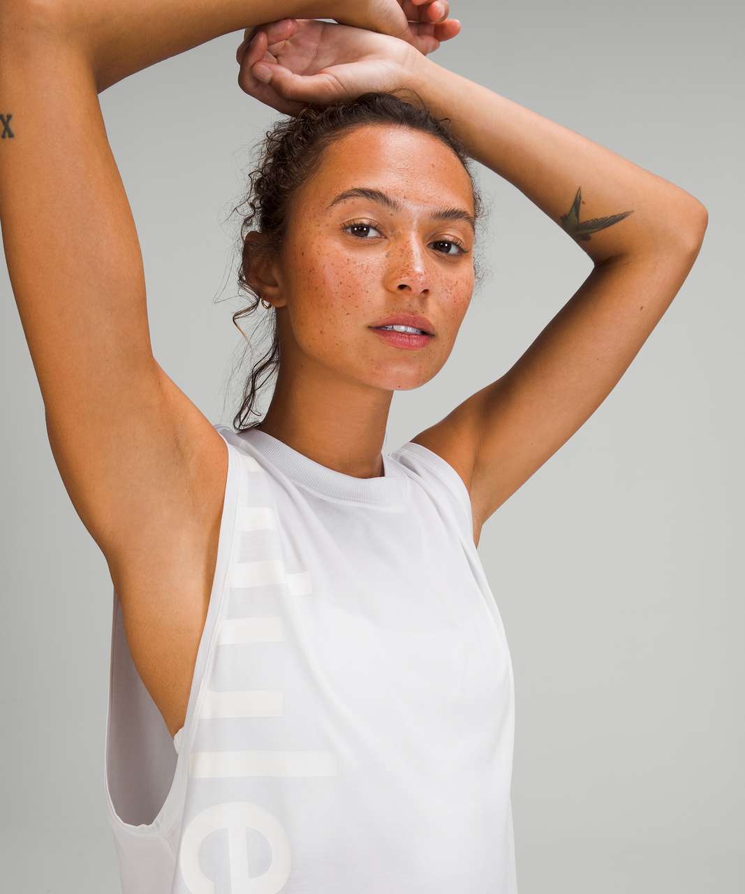 Lululemon All Yours Tank Top *Graphic - White