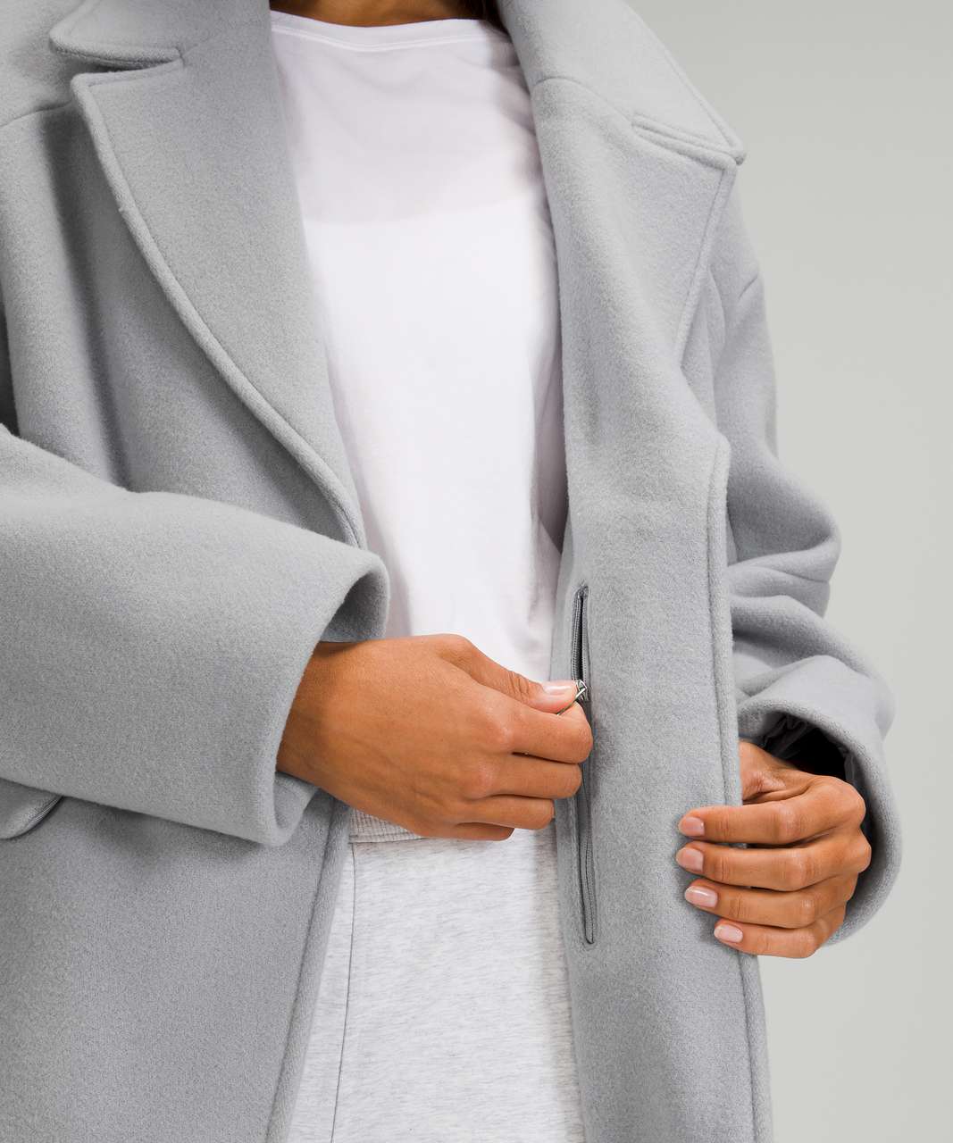 lululemon wool coat ルルレモン-