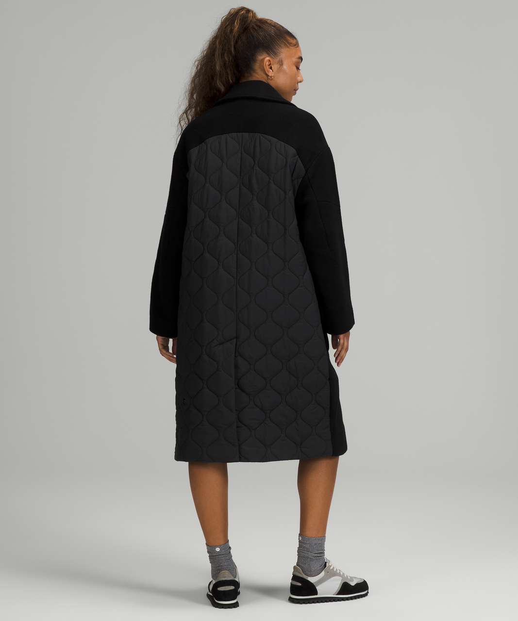 Lululemon Wool Long Coat - Black (First Release)