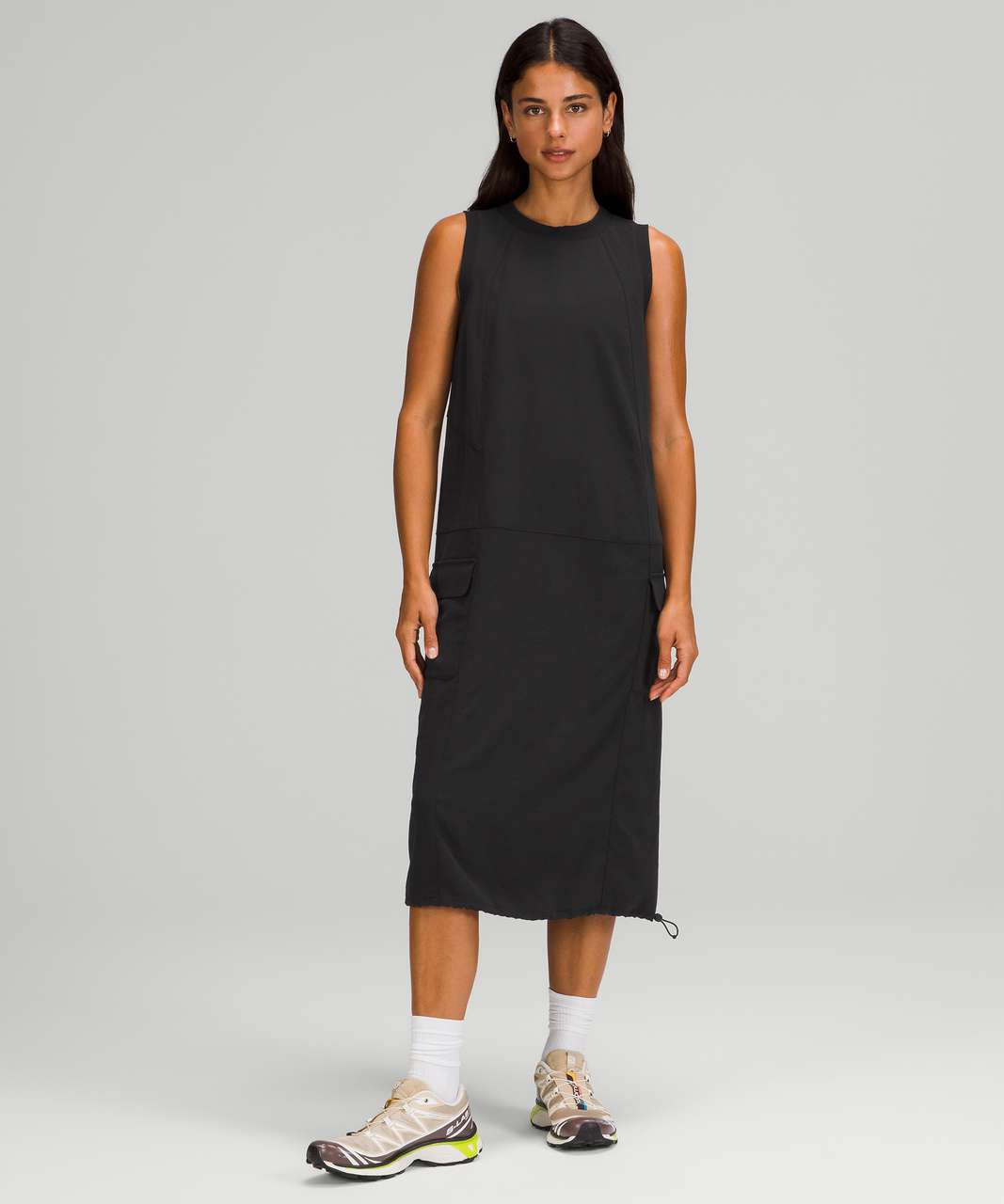 Lululemon Away Dress - Black - lulu fanatics